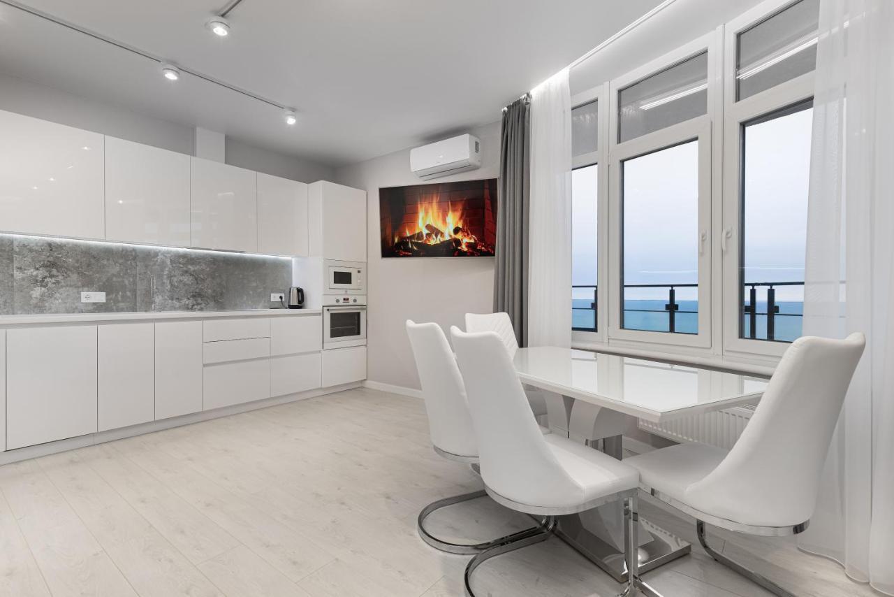 44 Pearl 1-Bedroom Panoramic Sea View Apartment Odessa Eksteriør bilde
