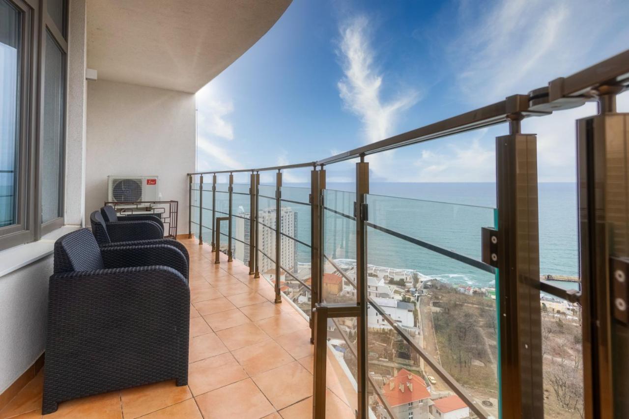 44 Pearl 1-Bedroom Panoramic Sea View Apartment Odessa Eksteriør bilde